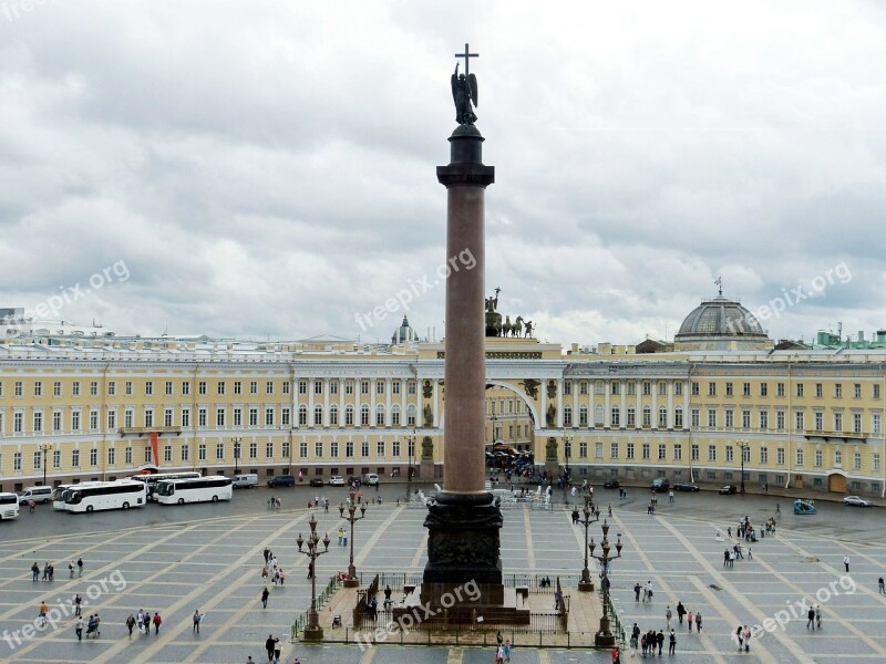 St Petersburg Erimitage Russia Facade Architecture