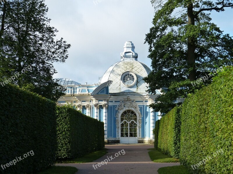 Catherine's Palace St Petersburg Russia Facade Palace