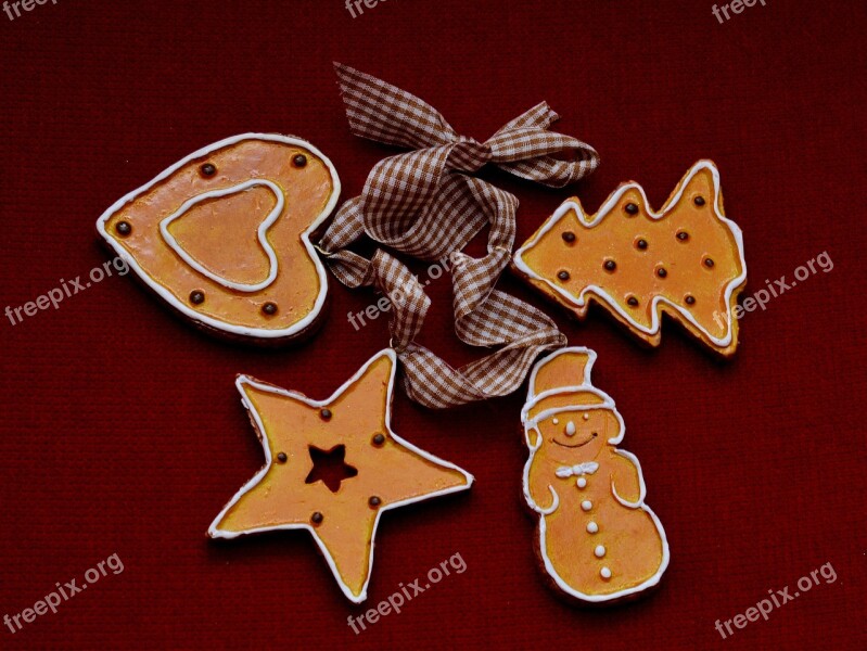 Gingerbread Christmas Christmas Decorations Decoration Free Photos