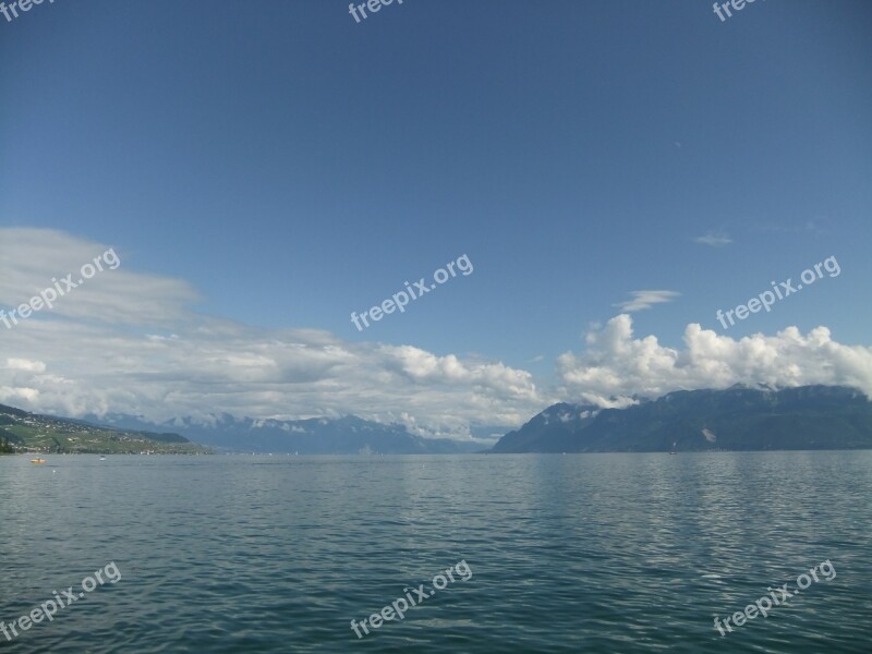 Geneva Lake Geneva Alpine Lake Ouchy Water