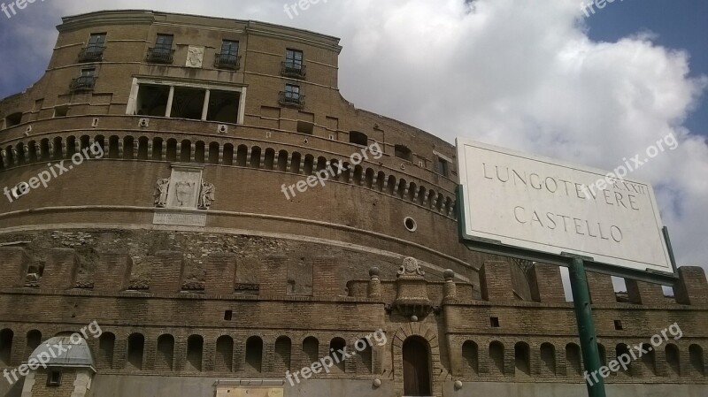 Castel Sant'angelo Rome Tiber Tiber Castle Vatican