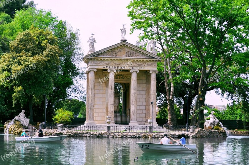 Villa Borghese Roma Rome Italy Free Photos