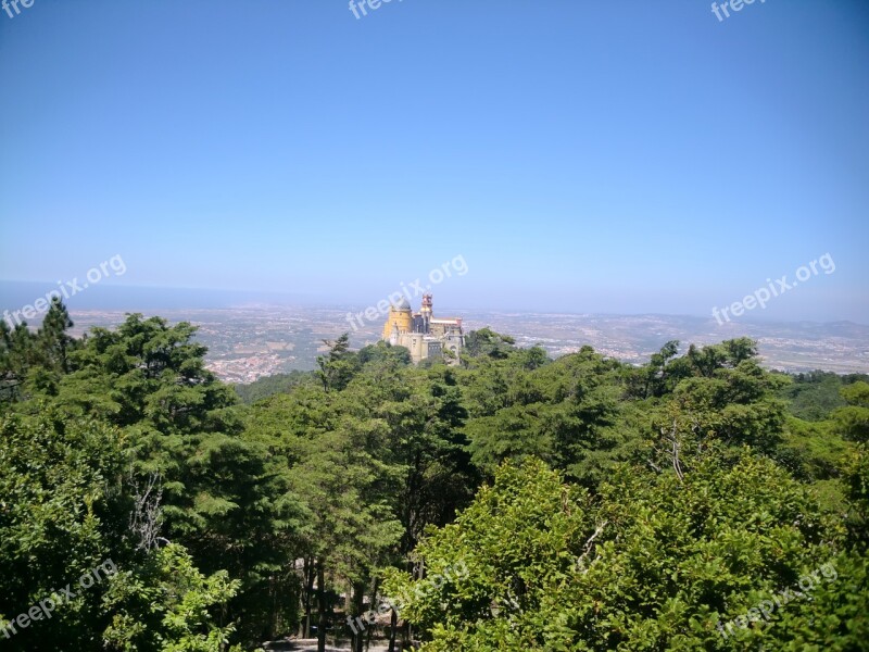 Portugal Sintra Castle Nacional Da Pena Palácio Free Photos