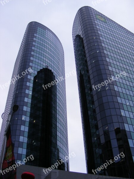 Building Tower Reflections Highrise Architecture