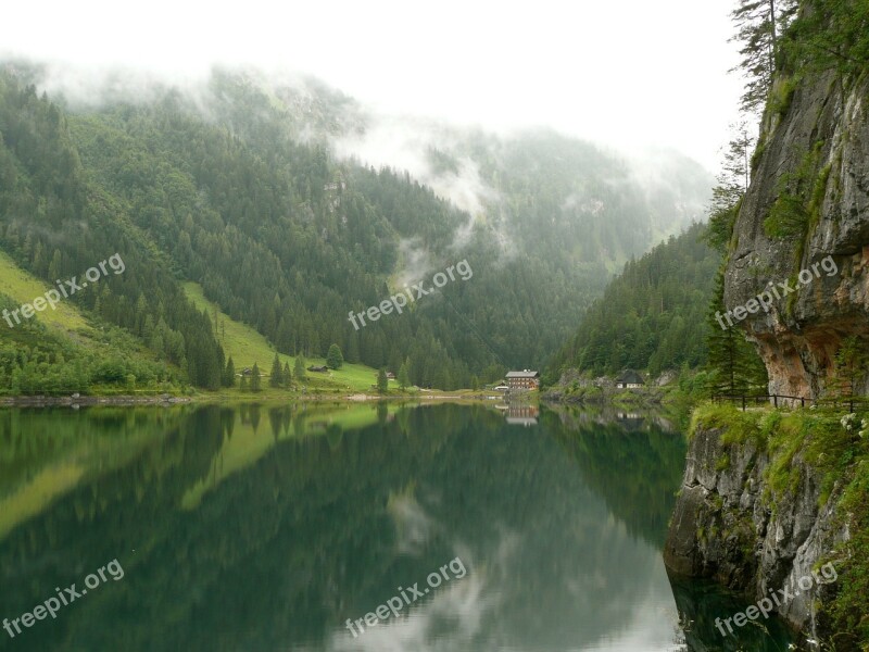 Gosau Lake Austria Dachstein Gosausee