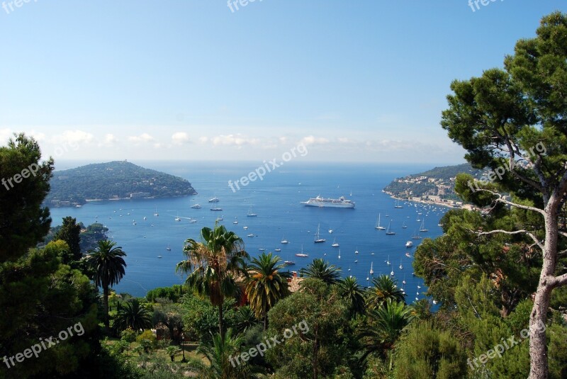 Sea Green Cote D'azur Ship Boats