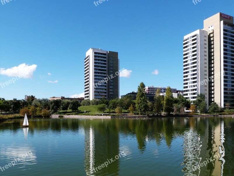 Diagonal Mar Park Barcelona City Catalonia