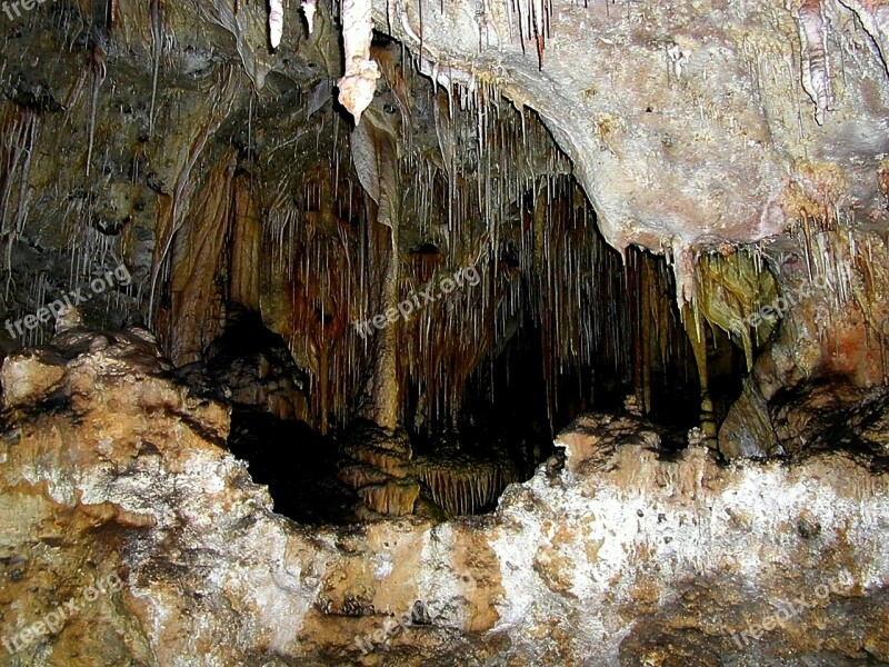 Carlsbad Caverns Caves Stalactite Cave Stalactites Stalagmites