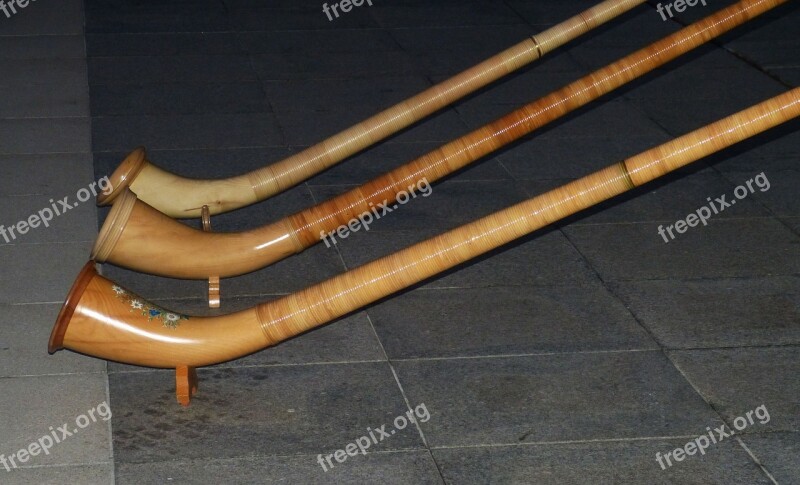 Alphorn Horn Instrument Bavaria Music