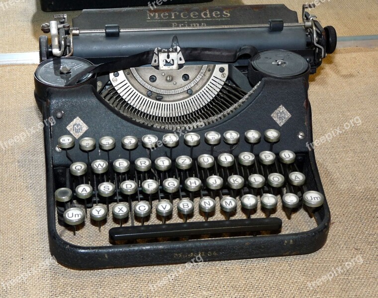 Typewriter Font Write Keys Tap