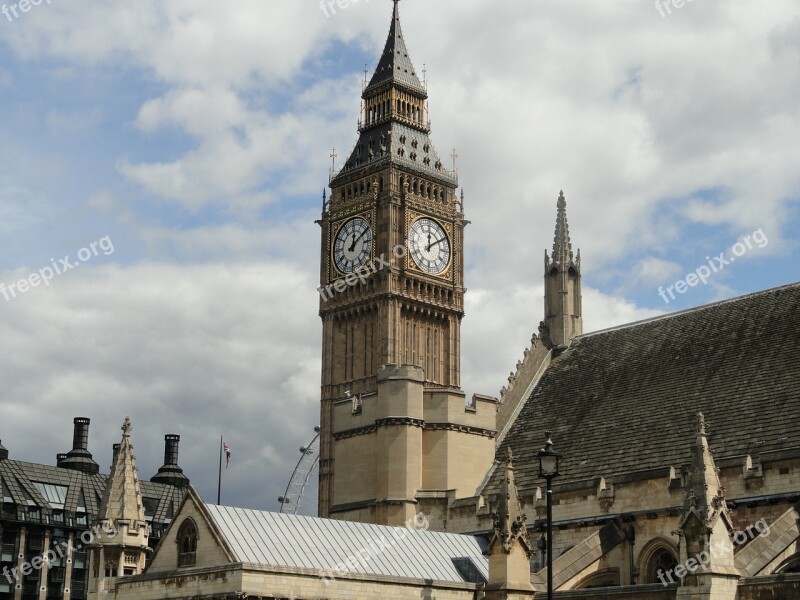 Big Ben London City Clock Tower