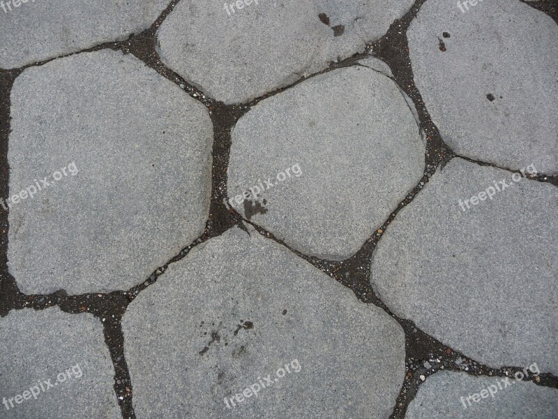 Blocks Cobble Pompeii Stone Paving