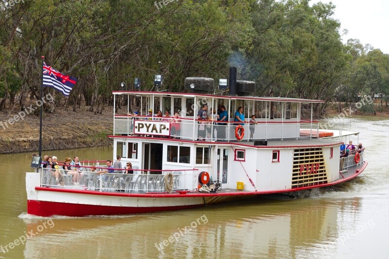 Paddle Steamer Paddle Boat River Boat Steamer Riverboat