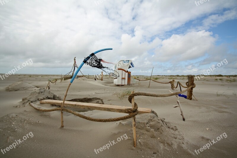 Amrum Beach Nordfriesland Beach Chair Island