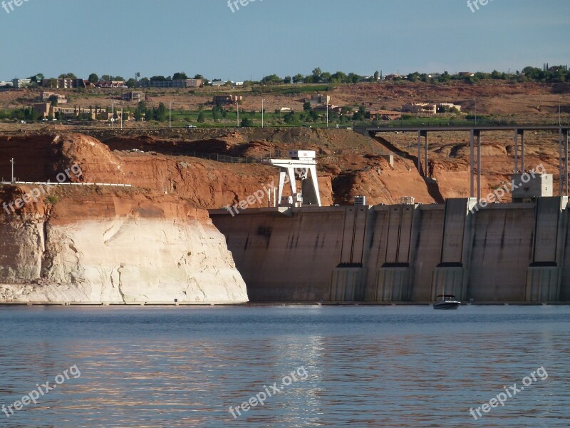 Lake Powell Glen Canyon Page Usa Southwest