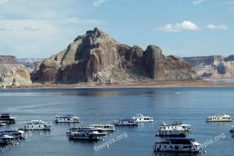 Lake Powell Page Arizona Usa Southwest