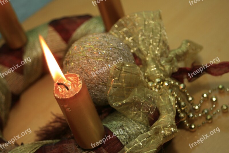 Christmas Candle Advent Free Photos