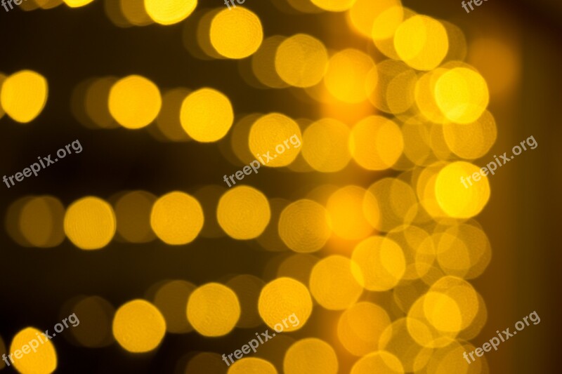 Bokeh Circles Of Light Light Reflexes Effect