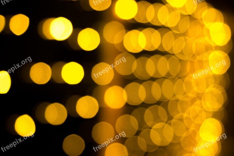 Bokeh Circles Of Light Light Reflexes Effect