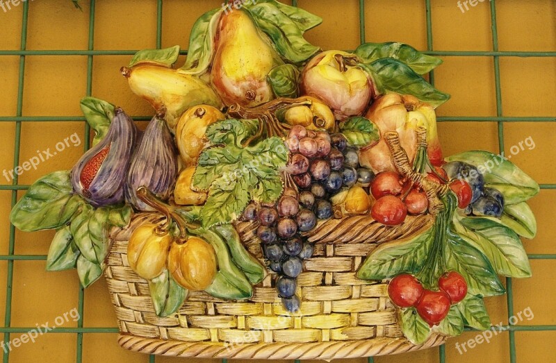 Fruits Fruit Vitamins Mediterranean Fruit Basket