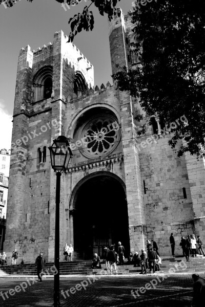 Lisbon Cathedral Architecture Church Landmark