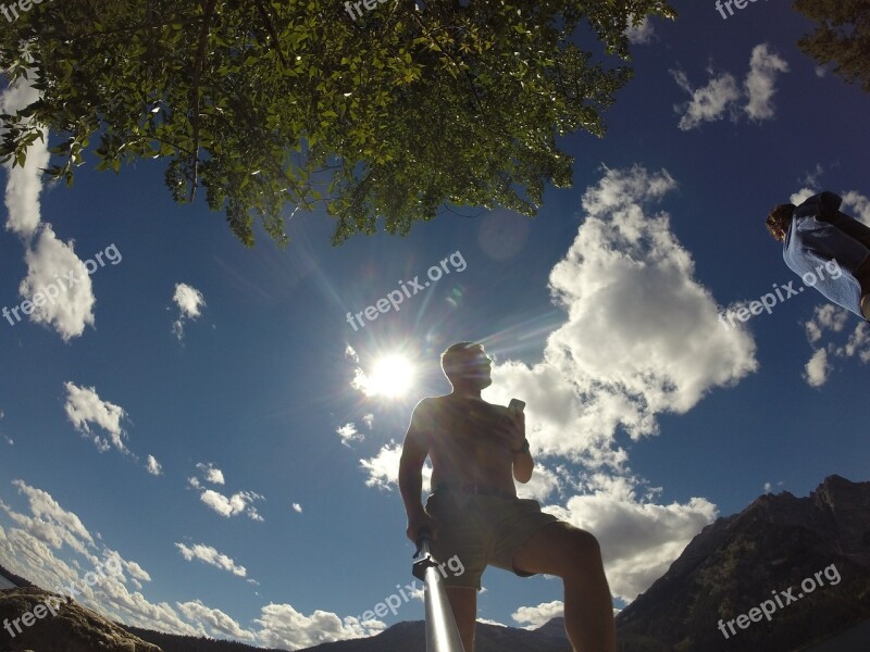 Man Photo Photographer Gopro Sky