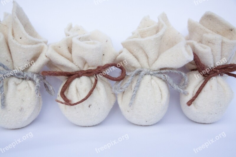 Bag Felt Sheep's Wool Sheep Wool-felt Natural Fiber