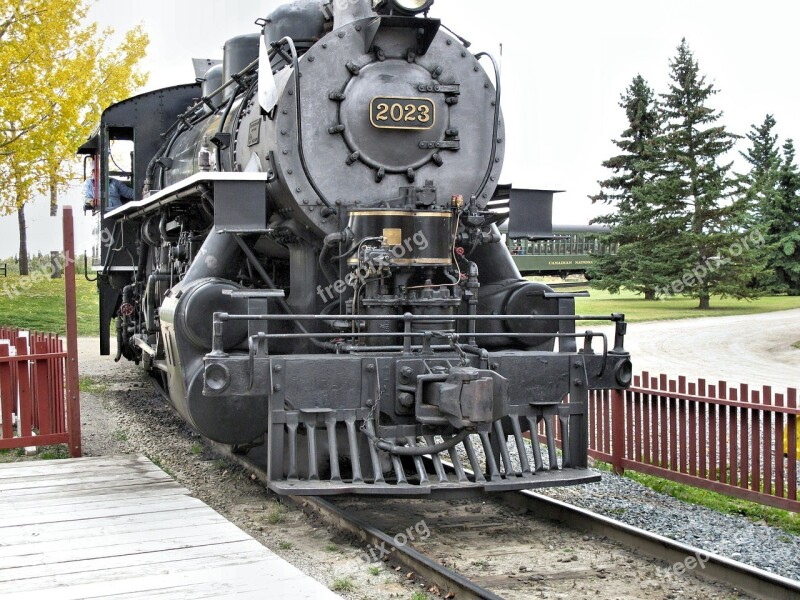 Train Old Train Engine Heritage Canada Free Photos