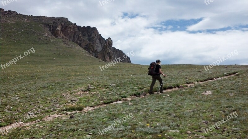 Hiking Adventure Mountain Outdoor Nature