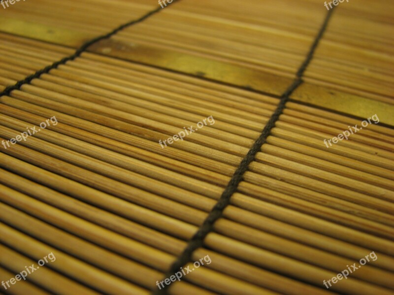 Bamboo Mat Pattern Free Photos