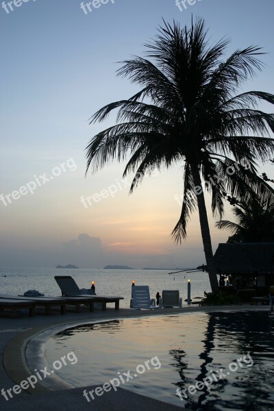 Landscape Sea Water Summer Horizon