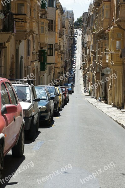 Malta Historic Center Autos Park Historically