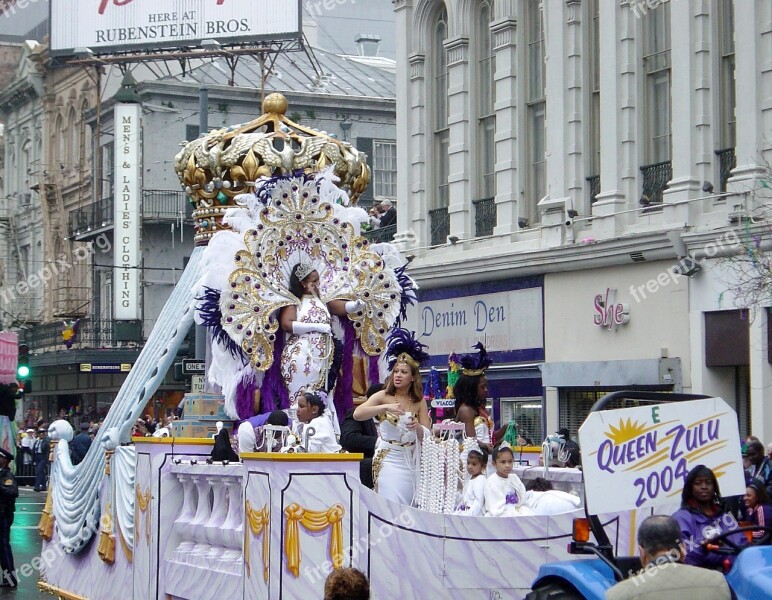 Mardi Gras Zulu Queen New Orleans Carnival