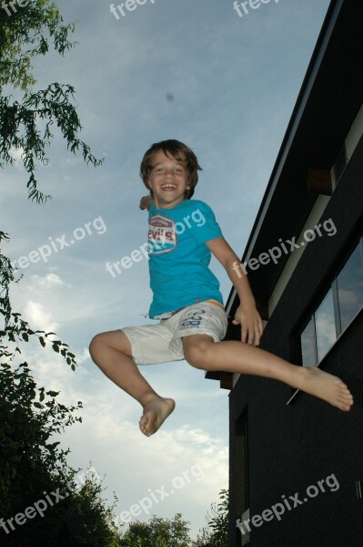 Jump Boy Sky Fun Young