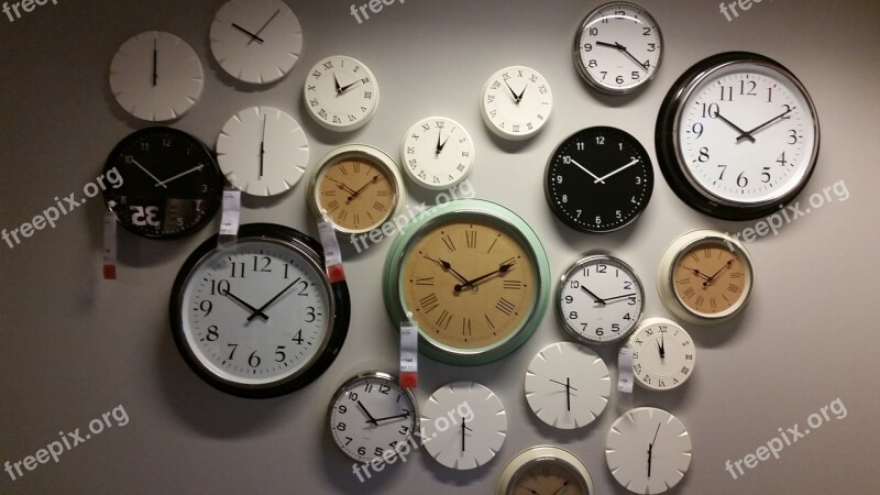 Wall Clocks Time Clock Timing Schedule