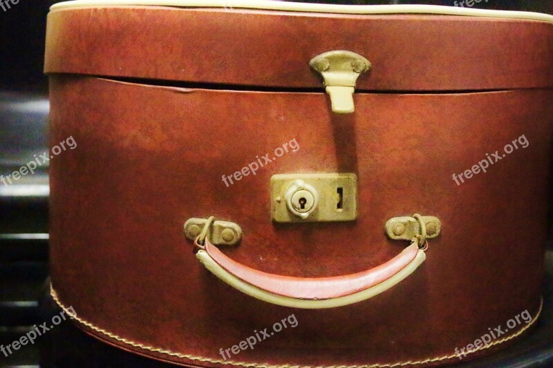 Hatbox Box Handle Luggage Castle