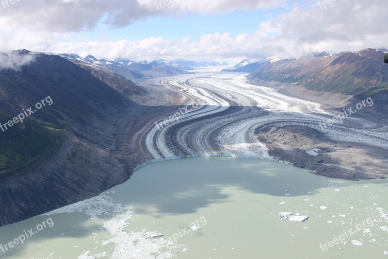 Kluane National Park Yukon Canada Glacier Landscape