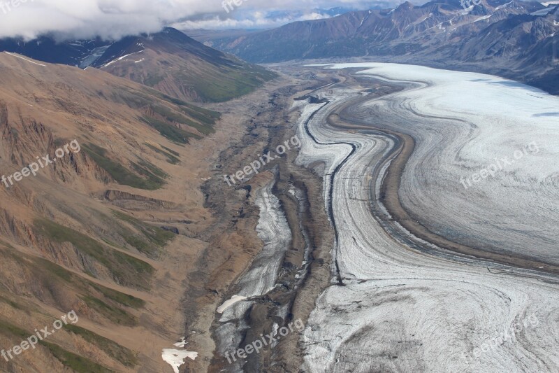 Kluane National Park Glacier Yukon Canada Landscape