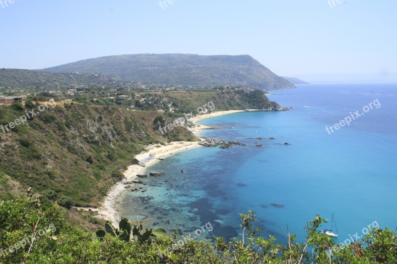 Sea Calabria Italy Water View