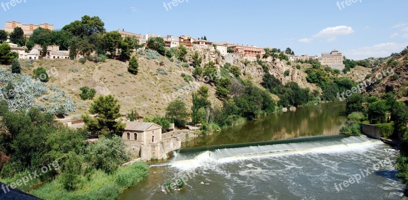 River Tagus Toledo Landscape Water