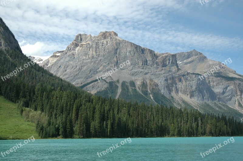 Emerald Lake Rocky Mountains Canada Lake Park