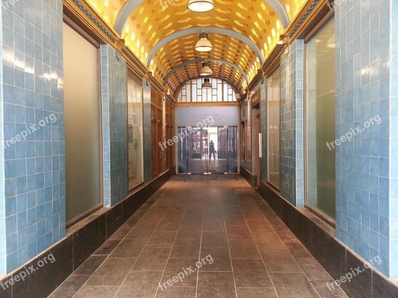 Leipzig Passage Tile Architecture Residential Buildings