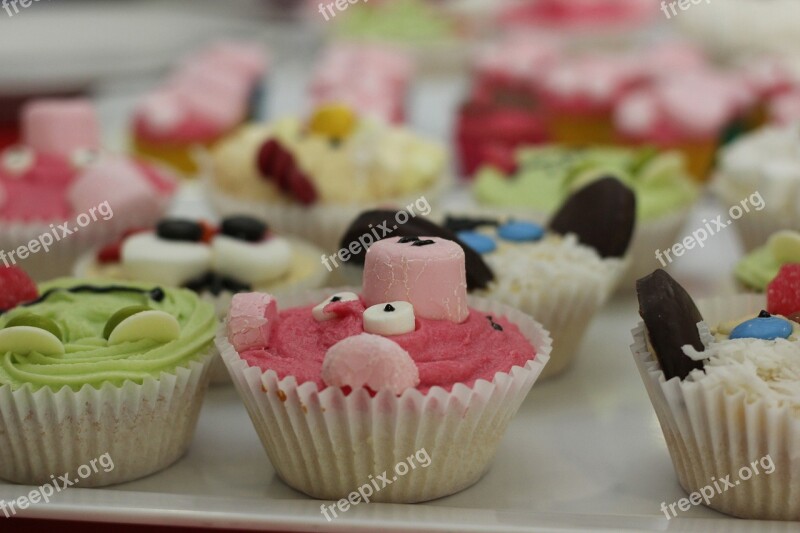 Cupcake Cakes Food Sweet Dessert