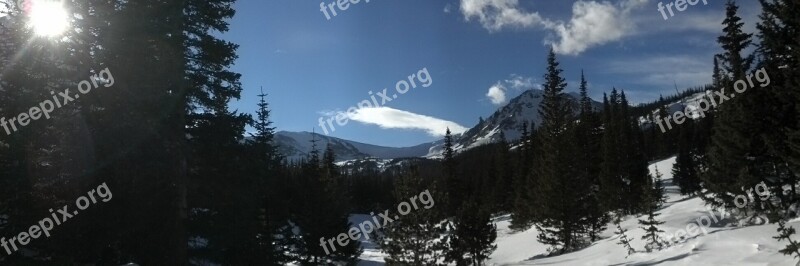 Mountain Pass Vista Scenery Pass Mountain