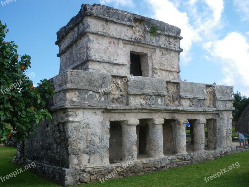 Tulum Ruins Mexico Free Photos