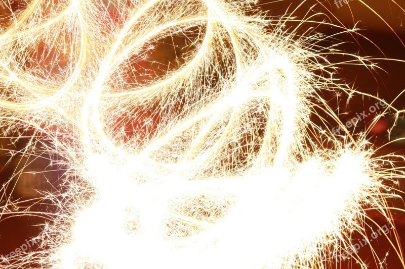 Fireworks Light Brightness Pyrotechnics Fires