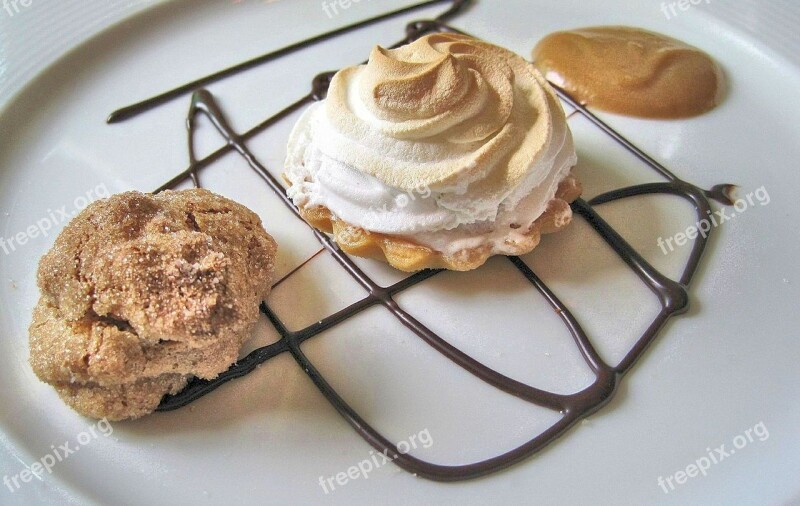 Meringue Sweet Sugar Cookie Cuisine