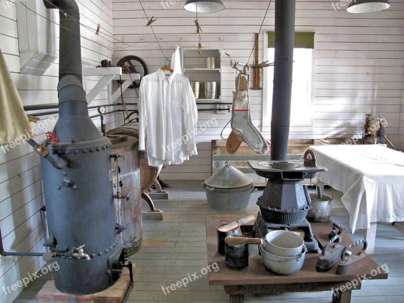 Laundry Old Pioneers Alberta Canada