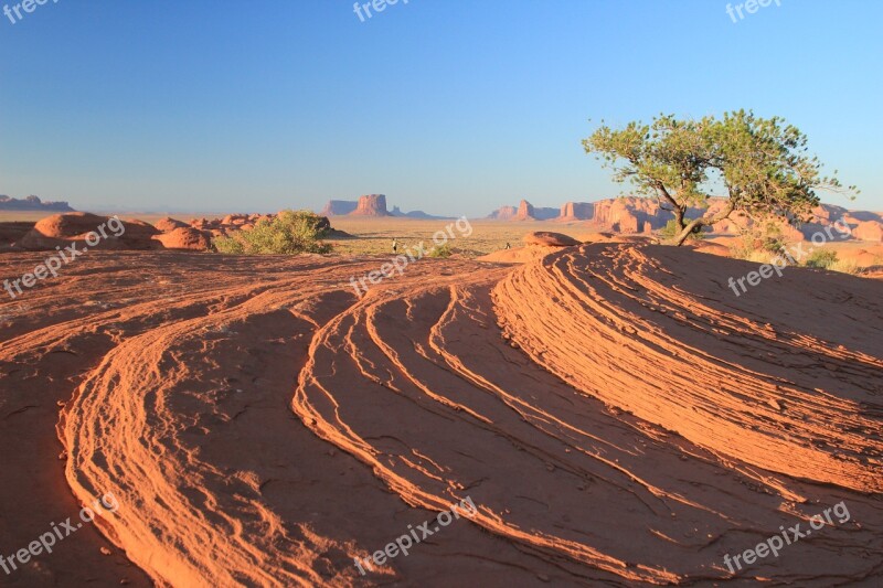 Mystery Valley Monument Valley Arizona Desert Usa