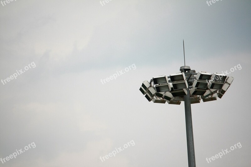 Street Lamp Lighting Steeple City Square